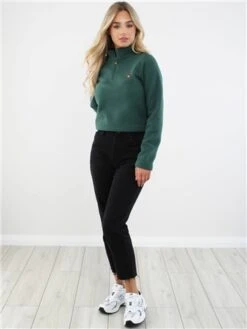 Ellesse Dark Green Senatore 1/2 Zip Track Top -Jack & Jones Store 29207 2