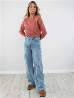 Veromoda Red / Red Ochre Doffy Pullover -Jack & Jones Store 29213 2