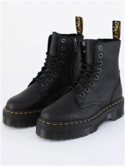 Dr. Martens Dr Martens Black Jadon Iii Pisa Leather Platform Boots