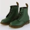 Dr. Martens Dr Martens Green 1460 Smooth Leather Lace Up Boots
