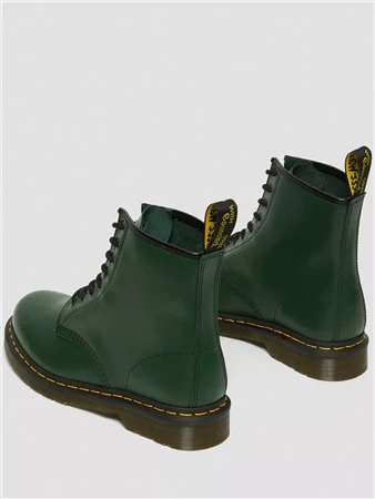 Dr. Martens Dr Martens Green 1460 Smooth Leather Lace Up Boots 3 Dr. Martens Dr Martens Green 1460 Smooth Leather Lace Up Boots - Image 3