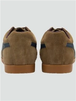 Gola Tobacco/Navy/Burgundy Harrier Suede Trainers -Jack & Jones Store 29234 2