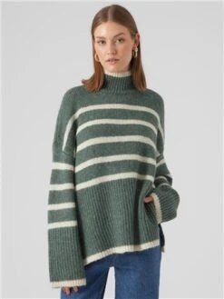Veromoda Green / Dark Forest Wiona Knitted Pullover