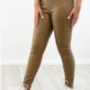 Only Brown / Otter Dana Faux Leather Pant