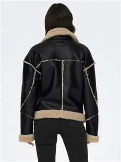 Only Black / Black Wilma Aviator Bonded Jacket -Jack & Jones Store 29253 3