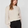 Vila Birch Chinti Cable Knitted Pullover