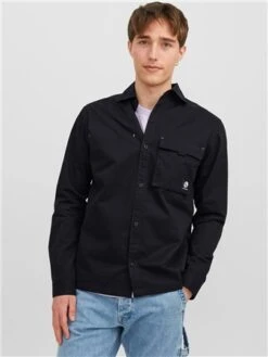 Jack & Jones Black / Black Comfort Fit Shirt -Jack & Jones Store 29276 3