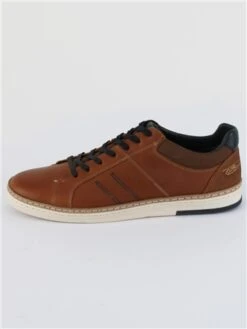 Lloyd & Pryce Umber / Navy Osborne Lace Up Trainer -Jack & Jones Store 29278 2