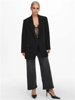 Only Black / Black Lana Berry Long Blazer -Jack & Jones Store 29282 2