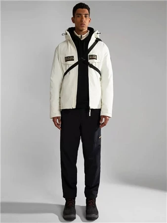 Napapijri White Whisper Rainforest Open Winter Jacket 3 Napapijri White Whisper Rainforest Open Winter Jacket - Image 3