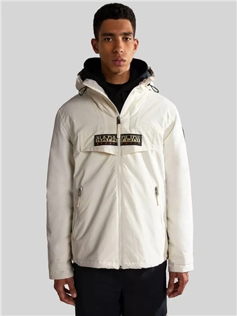 Napapijri White Whisper Rainforest Open Winter Jacket 4 Napapijri White Whisper Rainforest Open Winter Jacket - Image 4