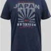 Duke Navy Berkeley Japan Sunrise Printed T-Shirt