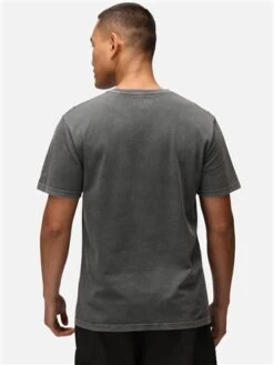 Re:Covered Washed Black Nirvana Plain Logo T-Shirt -Jack & Jones Store 29295 2