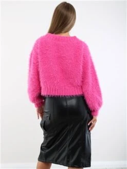 Saint Genies Black Faux Leather Midi Cargo Skirt -Jack & Jones Store 29301 3