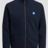 Jack & Jones Navy / Navy Blazer Sweat Zip High Neck