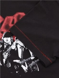 Duke Washed Black Voltage Official Acdc Printed T-Shirt -Jack & Jones Store 29308 2