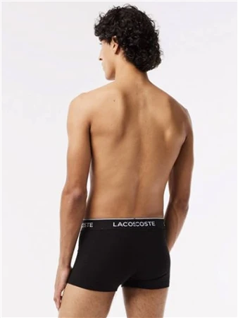 Lacoste Black Pack Of 3 Casual Trunks 2 Lacoste Black Pack Of 3 Casual Trunks - Image 2