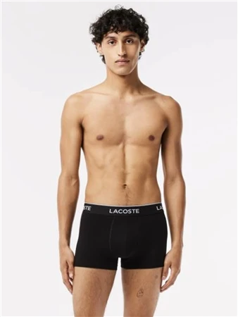 Lacoste Black Pack Of 3 Casual Trunks 3 Lacoste Black Pack Of 3 Casual Trunks - Image 3