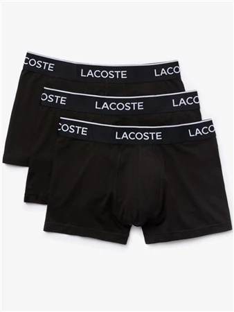 Lacoste Black Pack Of 3 Casual Trunks 1 Lacoste Black Pack Of 3 Casual Trunks
