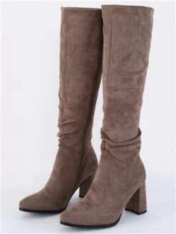 Dv8 Taupe Faux Suede Boot