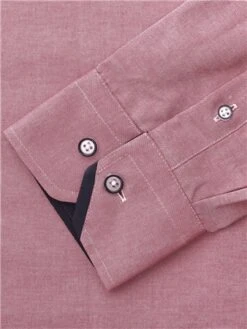 Daniel Rosso Burgundy Ls Oxford Shirt -Jack & Jones Store 29345 2