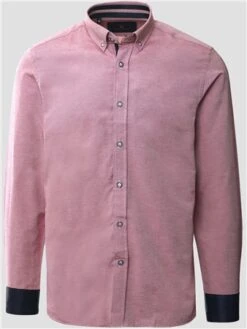 Daniel Rosso Burgundy Ls Oxford Shirt