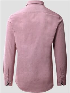 Daniel Rosso Burgundy Ls Oxford Shirt -Jack & Jones Store 29345 3