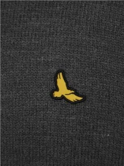 Kensington Dark Grey Marl Rozon Half Zip Knitted Jumper -Jack & Jones Store 29348 2