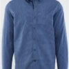 Daniel Rosso Blue Ls Printed Shirt
