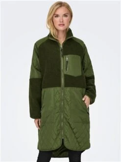 Only Green / Winter Moss Ohio Sherpa Mix Coat