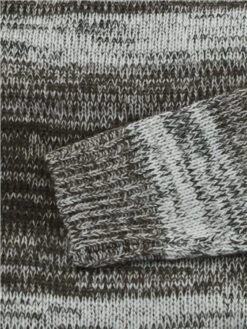 Brave Soul Black / Grey Crew Neck Colour Twist Knit Jumper -Jack & Jones Store 29374 2