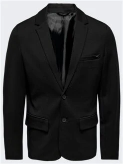 Only & Sons Black Mark Slim Blazer