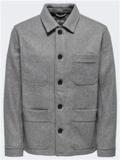 Only & Sons Light Grey Jax Jacket