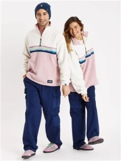 Harper & Lewis Cream/Dusty Pink One Eighty Fleece -Jack & Jones Store 29411 2