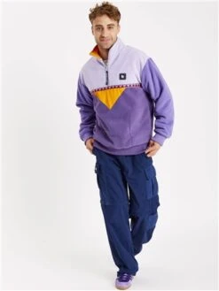 Harper & Lewis Lavender Zaira 1/4 Zip Fleece -Jack & Jones Store 29414 2