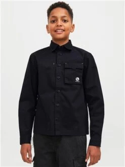 Jack & Jones Black / Black Junior Shirt -Jack & Jones Store 29423 3