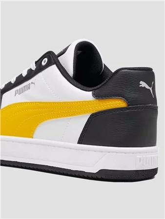 Puma White - Yellow Sizzle - Black - Silver Caven 2.0 Sneakers 3 Puma White - Yellow Sizzle - Black - Silver Caven 2.0 Sneakers - Image 3