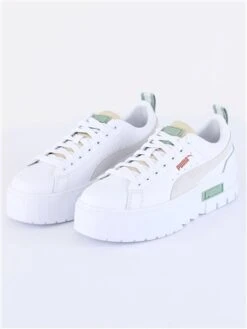 Puma White - Granola Mayze Stack Sneakers