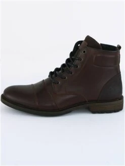 Bull Boxer Dark Brown Lace Up Boots -Jack & Jones Store 29468 2