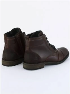 Bull Boxer Dark Brown Lace Up Boots -Jack & Jones Store 29468 3