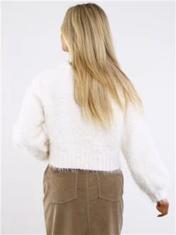 Glamorous Off White Knit Long Sleeve Jumper -Jack & Jones Store 29480 3