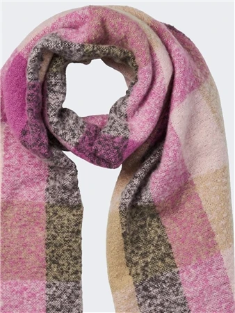 Pieces Radiant Orchid Pyron Checked Long Scarf 4 Pieces Radiant Orchid Pyron Checked Long Scarf - Image 4