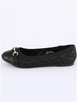 Krush Black Quilted Flat Chain Shoe -Jack & Jones Store 29503 2