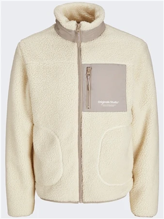 Jack & Jones White / Atmosphere Teddy Jacket 1 Jack & Jones White / Atmosphere Teddy Jacket