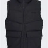 Jack & Jones Black / Black Puffer Gilet