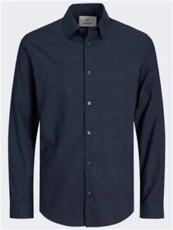Jack & Jones Blue / Dark Navy Arthur Ls Shirt