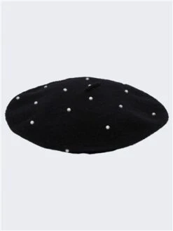 Pieces Black Emma Baret -Jack & Jones Store 29527 2