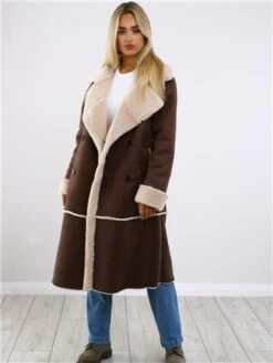 Weekend Vibes Brown Bonded Shearing Jacket -Jack & Jones Store 29534 2