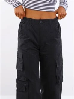 Saint Genies Black Cargo Trousers -Jack & Jones Store 29547 3