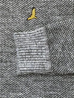 Brave Soul Grey Marl Goodwin Knitted Jumper -Jack & Jones Store 29558 2